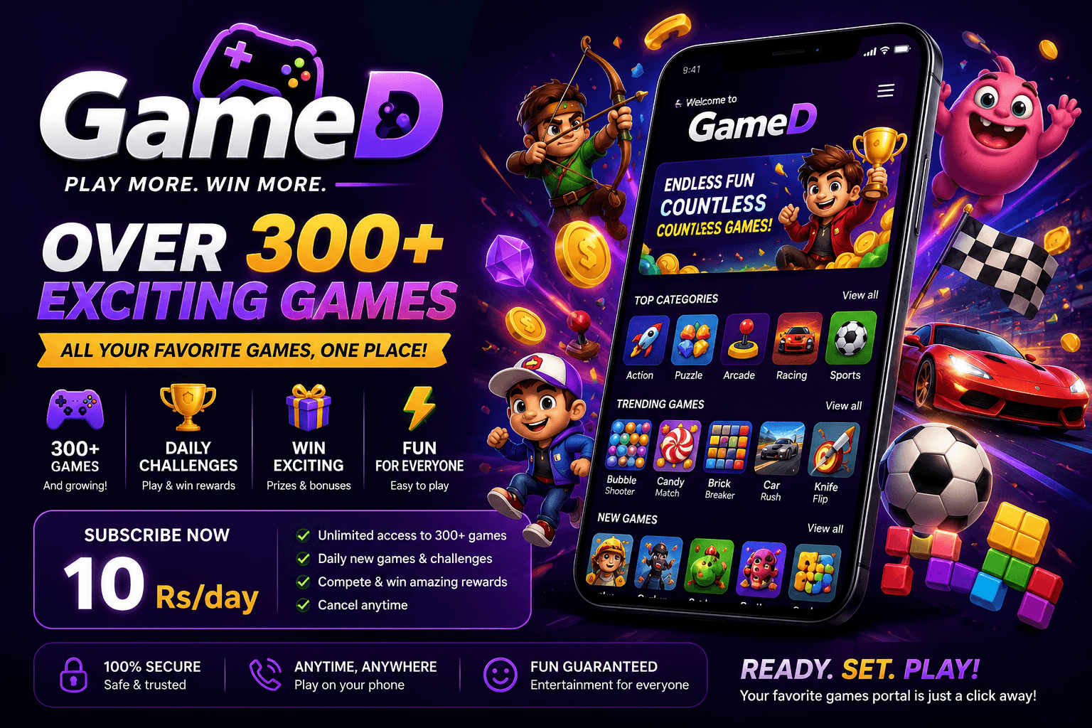 GameD entertainment service preview